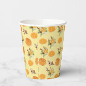Mandarins Pattern Pappbecher (Links)