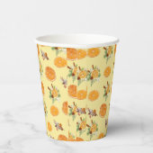 Mandarins Pattern Pappbecher (Rechts)