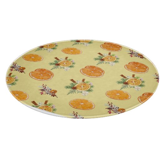 Mandarins Pattern Schneidebrett (Ecke)