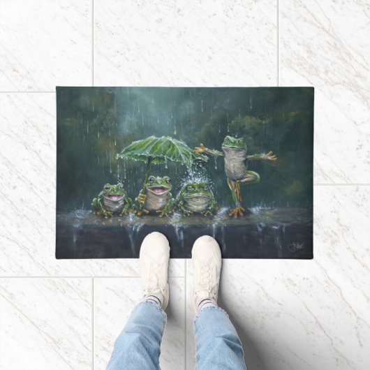 ""Mandatory Fun" handgemalt Fußmatte (Indoor)