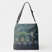 ""Mandatory Fun" Tote oder Crossbody Tragetaschen Mit Langen Trägern (Rückseite)