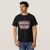 Mandatsfreiheit | Canada Freedom Convoy 2022 T-Shirt (Vorne ganz)