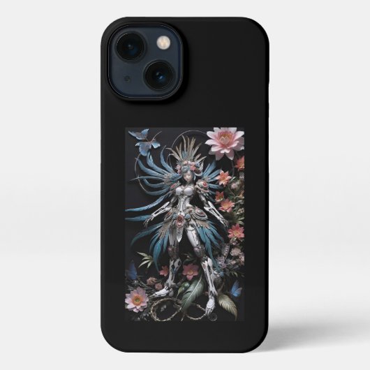 Manddala Girl iPhone Hülle (Rückseite)