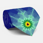 Mandel auf einer Lilly Auflage-Krawatte Krawatte (Gerollt)