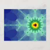 Mandel auf einer Lilly Pad Postkarte (Vorderseite)