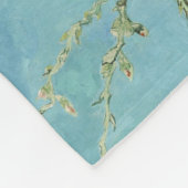 Mandel-Blüte durch Van- Goghschöne Kunst Fleecedecke (Ecke)