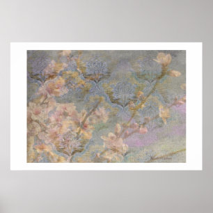 Mandel-Blüten-Tapisserie-Plakat Poster
