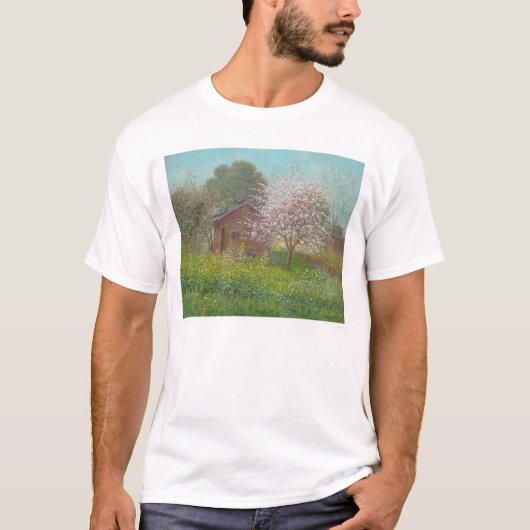 Mandel-Blüten und wilder Senf (1152) T-Shirt (Vorderseite)