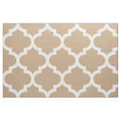 Mandel-Brown-Marokkaner Quatrefoil Gitter-Gewebe Stoff (Fat Quarter (45,7 x 55,9 cm))