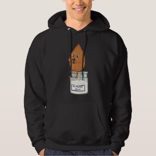 Mandel Milch Vegan Vegetarier Tierrechtsaktivis Hoodie
