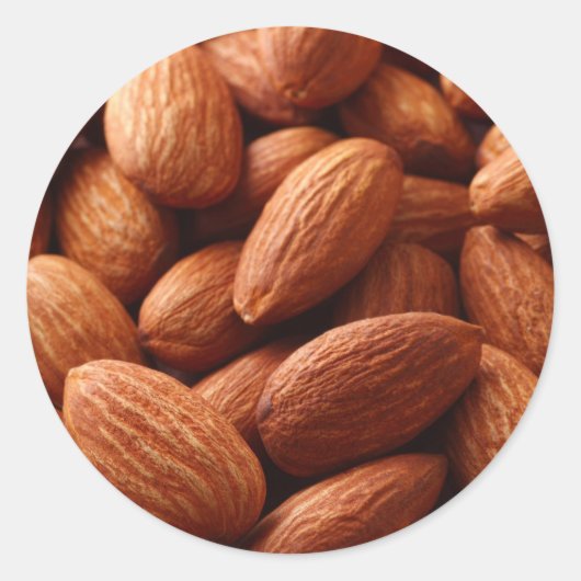 Mandel Runder Aufkleber (Vorderseite)