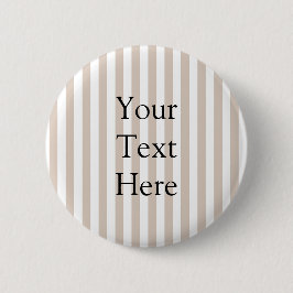 Mandel und weiße Streifen  Button