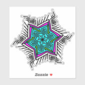 Mandela Designs Aufkleber (Blatt)