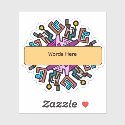 Mandela Designs Aufkleber (Blatt)