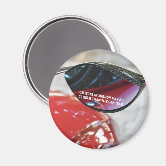 Mandela Effect-Objekte im Spiegel können naher sei Magnet (Vorderseite/Rückseite)
