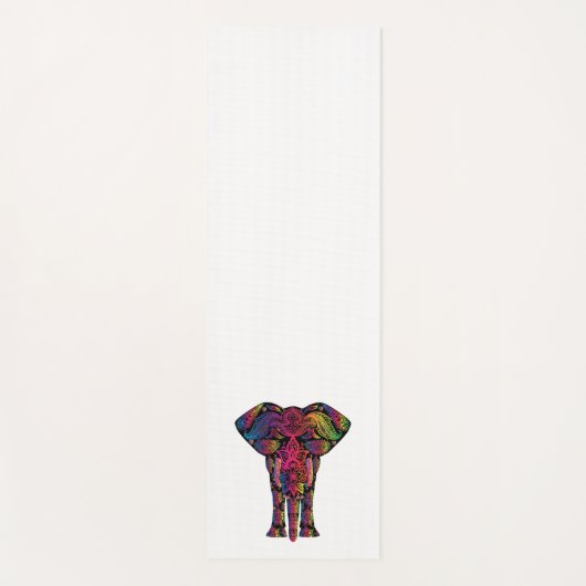Mandela Elephant Yogamatte (Vorderseite)