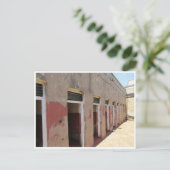 Mandela Gefängniszellen Postkarte (Stehend Vorderseite)