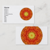 Mandela-Geschäfts-Karten des Zen-Buddhisten Visitenkarte (Vorne/Hinten)