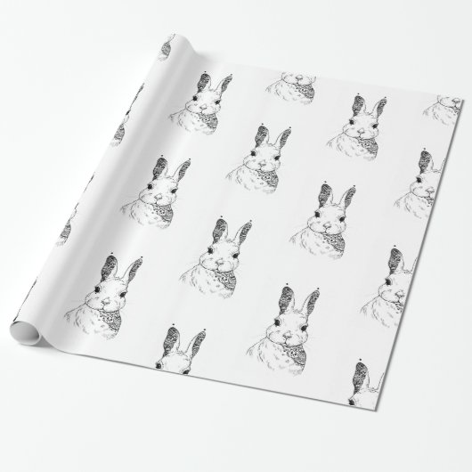 Mandela Rabbit Geschenkpapier (Ungerollt)