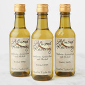 Mandelaromatisierung Weinetikett (Flaschen)