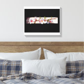 Mandelbaum-Blume blühen in Leinwand (Insitu (Schlafzimmer))