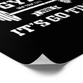 Mandelbaum Gym It's Go Time Vintag Distressed Poster (Ecke)