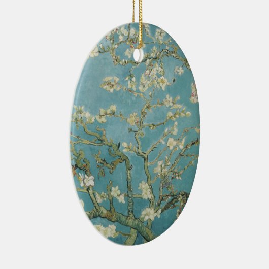 Mandelbaum in Blüte von Vincent Van Gogh Keramik Ornament (Rechts)