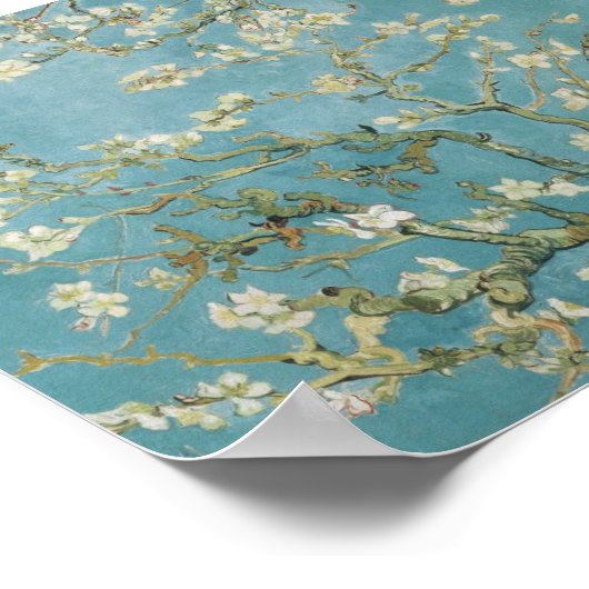 Mandelbaum von van gogh poster (Ecke)