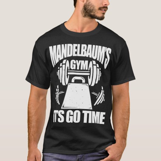 Mandelbaums Gym Funny Fitness Training Bodybuildin T-Shirt (Vorderseite)