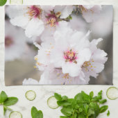 Mandelblüte Geschirrtuch (Gefaltet)
