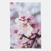 Mandelblüte Geschirrtuch (Vertikal)