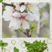 Mandelblüte Geschirrtuch (Gefaltet)