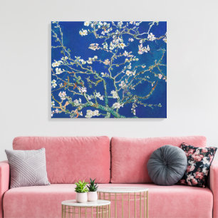 Mandelblüte (Indigo) Van Gogh Leinwanddruck