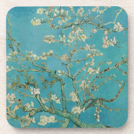 Mandelblüte, Ölmalerei, Vincent Van Gogh Getränkeuntersetzer (Vorderseite)