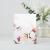 Mandelblüte Postkarte (Stehend Vorderseite)