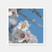 Mandelblüte Serviette (Vorderseite)