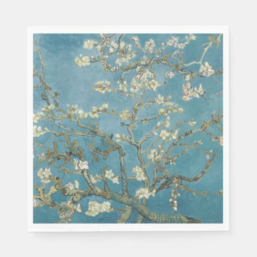 Mandelblüte Van Gogh Serviette (Vorderseite)