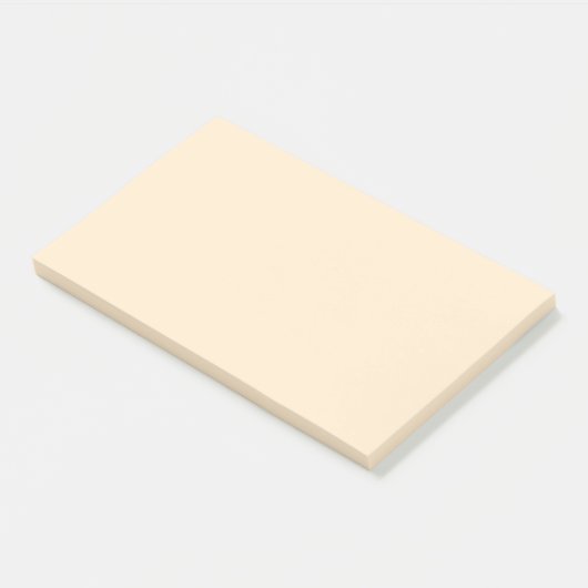 Mandelblüte (Vollfarbe) Post-it Klebezettel (angewinkelt)