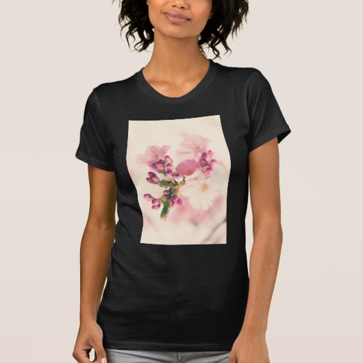 Mandelblüten Art T-Shirt (Vorderseite)