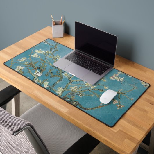 Mandelblüten, Berühmtes Gemälde Schreibtischunterlage (Büro 2)