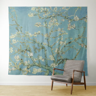 Mandelblüten Gemälde von Van Gogh Wandteppich