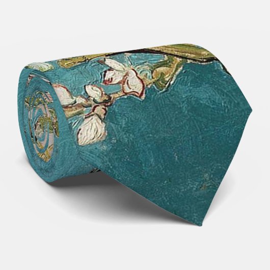 Mandelblüten Krawatte (Gerollt)