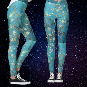 Mandelblüten Van Gogh Fine Art Leggings Hose