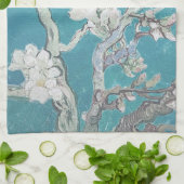 Mandelblüten Van Gogh Geschirrtuch (Gefaltet)