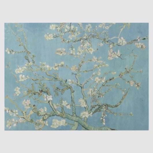 Mandelblüten von Vincent Van Gogh Seidenpapier (Vorderseite)