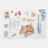 Mandelbread Mandelbrot Rezept Heirloom Teetücher Geschirrtuch (Horizontal)