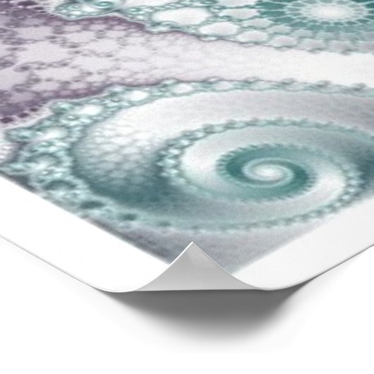 Mandelbrot #4 poster (Ecke)