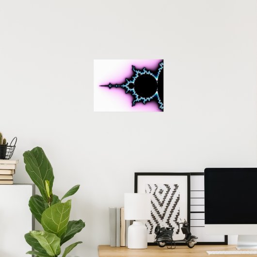 Mandelbrot 5 poster (Heimbüro)