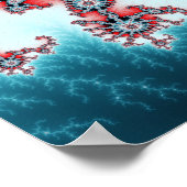 Mandelbrot 7 poster (Ecke)