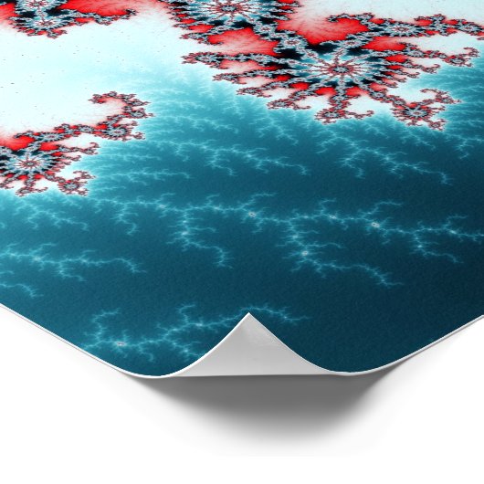 Mandelbrot 7 poster (Ecke)